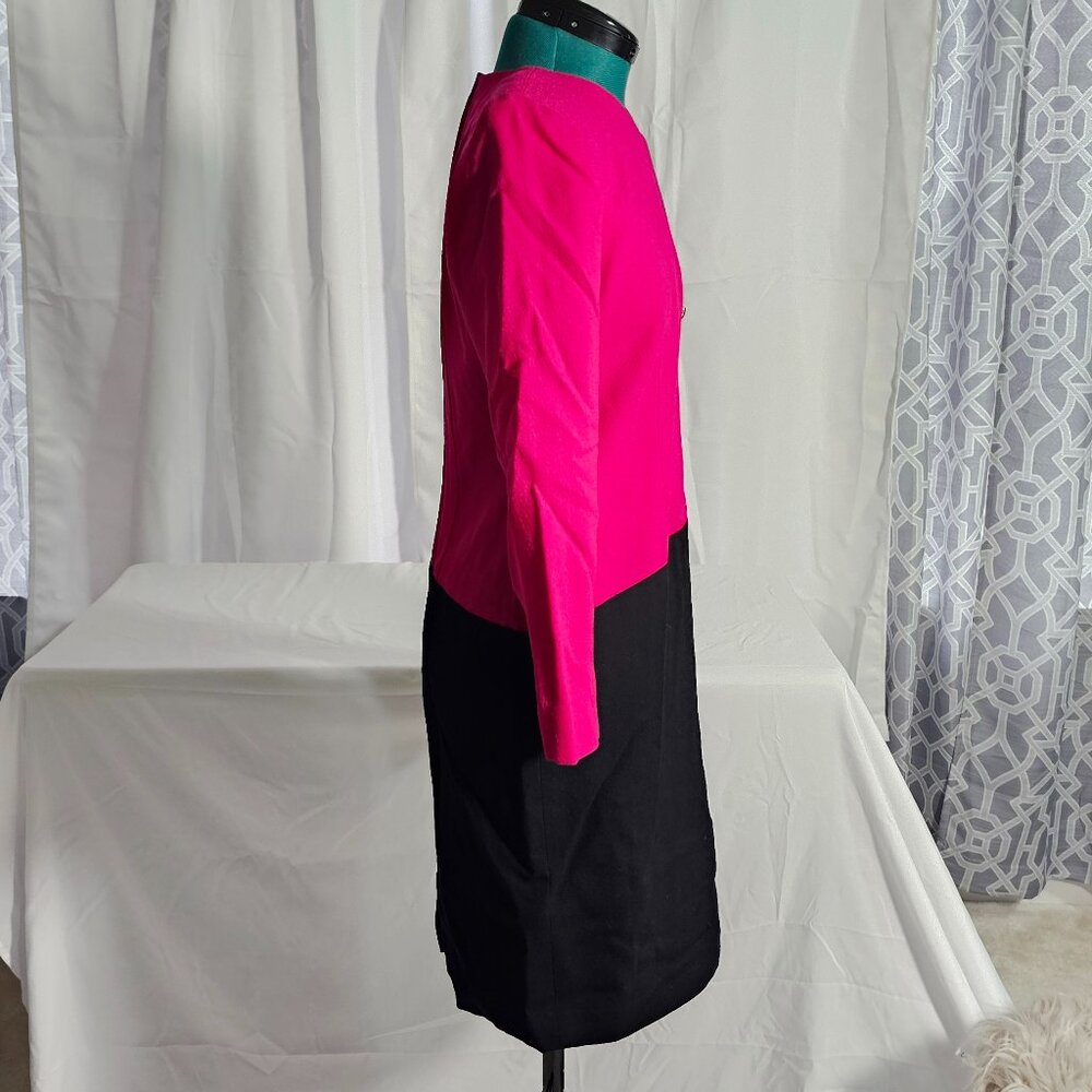 Talbots Two-Tone Button Detail Dress – Size 6 - Picture 4 of 5